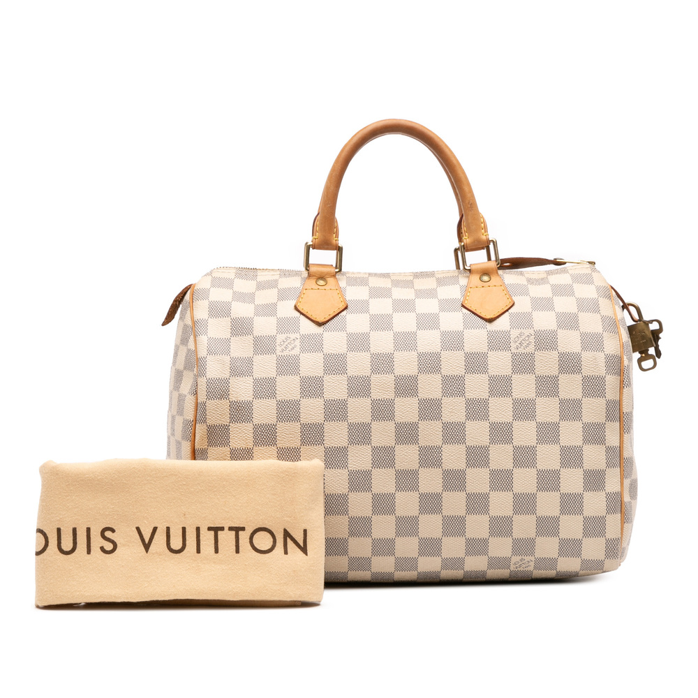 Pre-Loved Louis Vuitton Damier Azur Speedy 30 - Picture 10 of 10